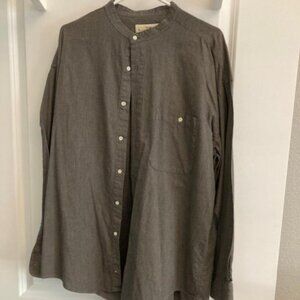 Natural Issue Men’s Long Sleeve Button Down Shirt - L